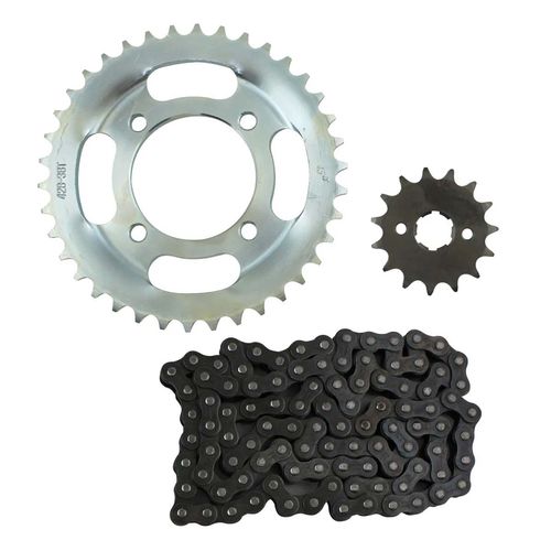 Kit De Sprocket Y Cadena Kimtec Italika FT-125 MOTKT312