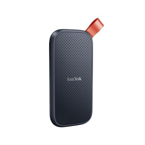 SSD Externo SanDisk Negro Portable, 480GB, USB-C.