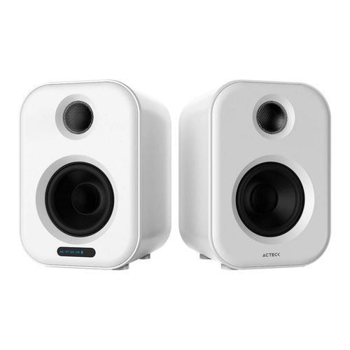 Bocinas Acteck blanca dynamic exact bs650