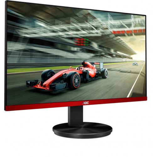 Monitor Gamer AOC Negro/Rojo G2490VX