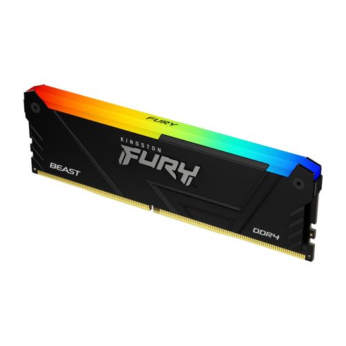 Memoria RAM Kingston Negro FURY Beast RGB DDR4