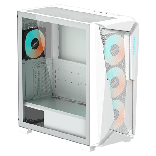 Gabinete Gigabyte blanco c301 glass