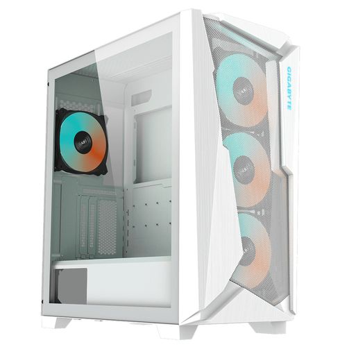 Gabinete Gigabyte blanco c301 glass