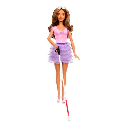 Muñeca fashionista invidente Barbie multicolor hrh17