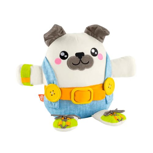 Peluche de pug hora de vestirse Fisher Price multicolor hyc29