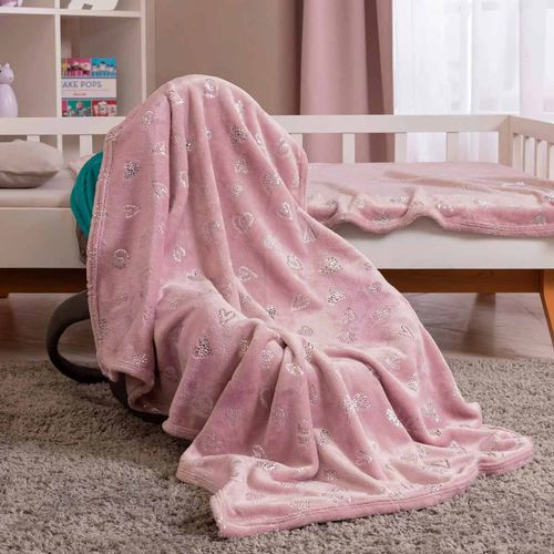 Cobertor ligero cute Vianney rosa 87821