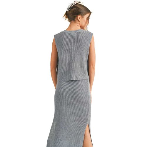 Chaleco Casual Para Dama Miou Muse Gris