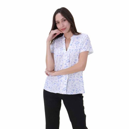 Blusa Casual Para Dama Zucca Blanco 430