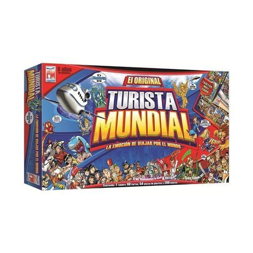 Juego De Mesa Fotorama Turista Mundial Multicolor