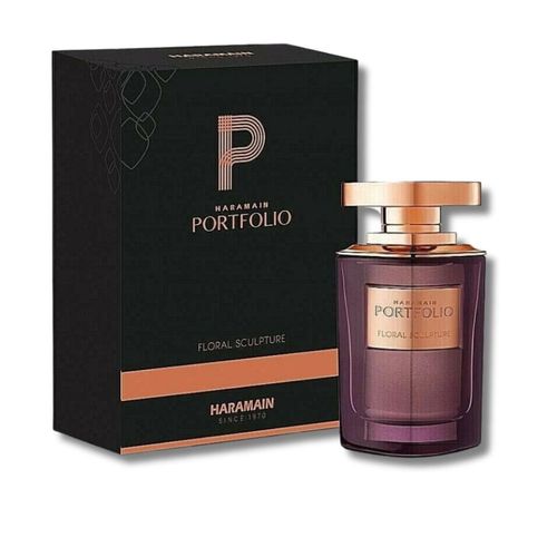 Perfume Al Haramain Negro Portfolio Floral Sculpture Dama