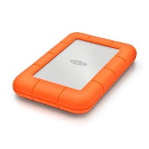 Disco Duro Externo LaCie Naranja Rugged Mini, 4TB, USB 3.0, A Prueba de Agua y Golpes - para Mac/PC.