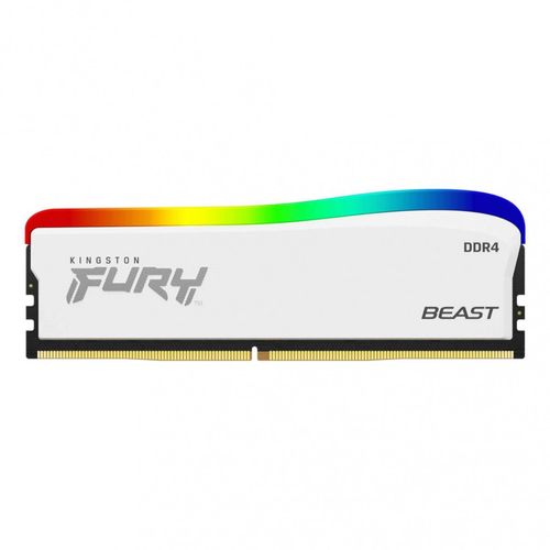 Memoria RAM Kingston Blanco Fury Beast RGB DDR4