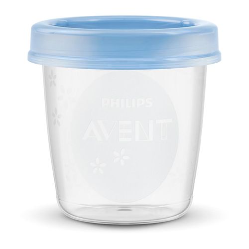 Set De 10 Vasos De Almacenaje Avent Azul SCF618/10