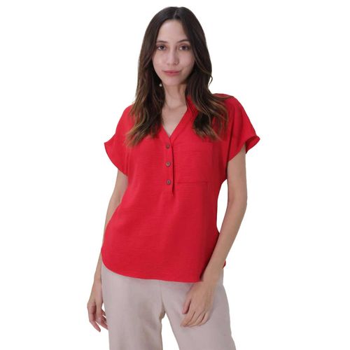 Blusa Casual Para Dama Zucca Rojo 627