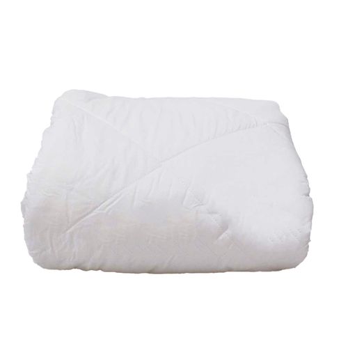 Protector Para Colchón King Size Spring Air Blanco Microdry