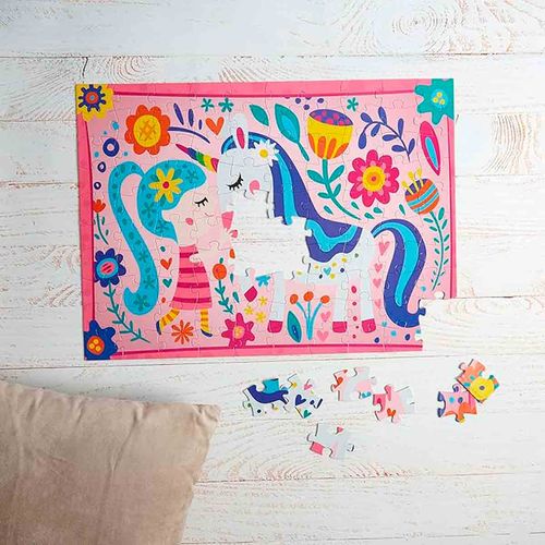 Rompecabezas de unicornio con 100 piezas Anker multicolor 250083/dom