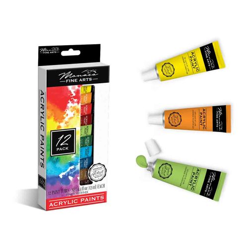 Pinturas acrílicas Anker multicolor 600085/dom