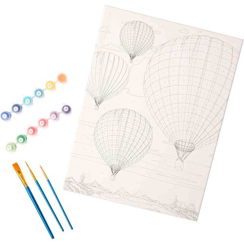 Kit De Arte Pinta Por Numero Globo Anker Multicolor 600531/DOM