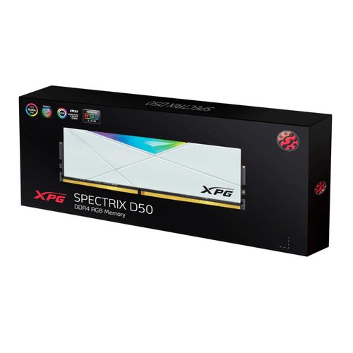 Memoria ram XPG blanco spectrix d50 rgb ddr4