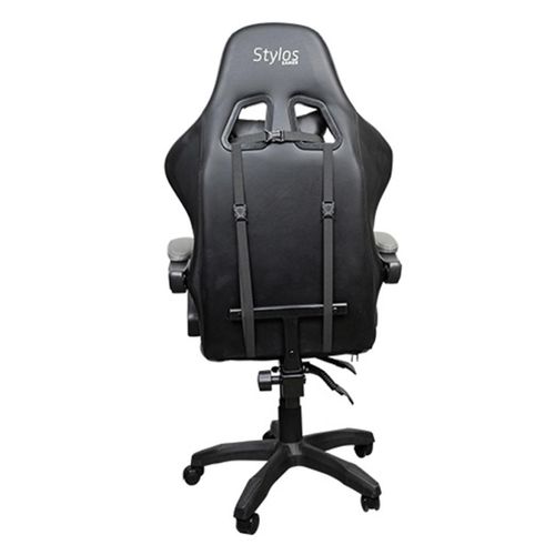 Silla gamer Stylos Negro/Gris SGSI02