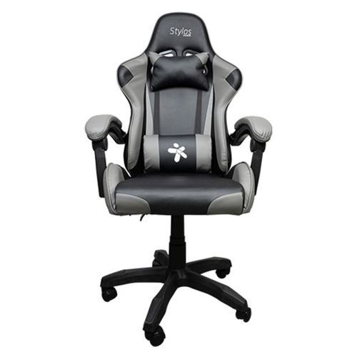 Silla gamer Stylos Negro/Gris SGSI02