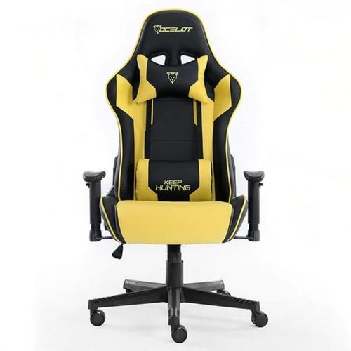 Silla gamer Ocelot gaming negro/amarillo ogs-02