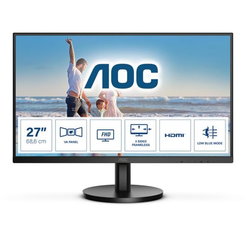 Monitor AOC negro 27b3hm led 27"