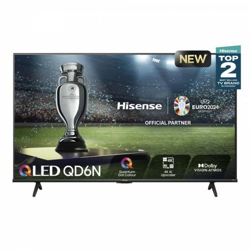 Pantalla Hisense negro qled 50qd6n 50p