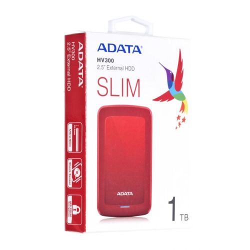 Disco Duro Externo Adata Rojo HV300 2.5"