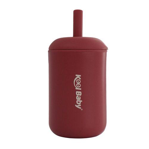 Vaso Entrenador De Silicón Kool Baby Tinto CT08