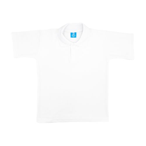 Playera Tipo Polo Morao Blanco POLOS BLA 10/16