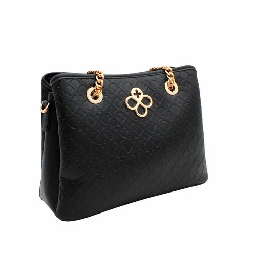 Bolso Satchel Para Dama Jaime Ibiza  Negro JI 2505