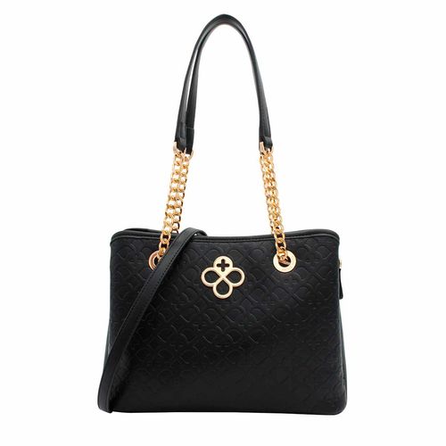 Bolso Satchel Para Dama Jaime Ibiza  Negro JI 2505