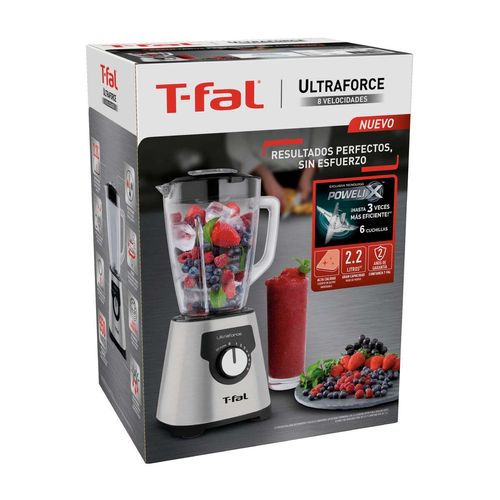 Licuadora Tefal Plateado LN328DMX