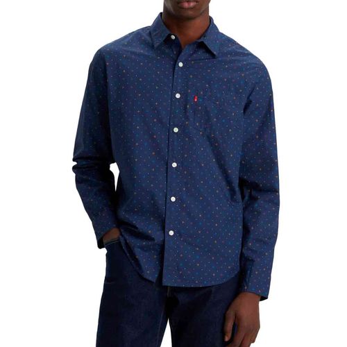 Camisa Casual Para Caballero Levis Azul 85746-0154