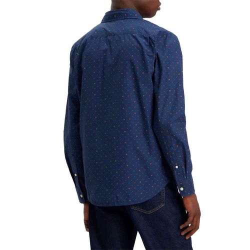 Camisa Casual Para Caballero Levis Azul 85746-0154