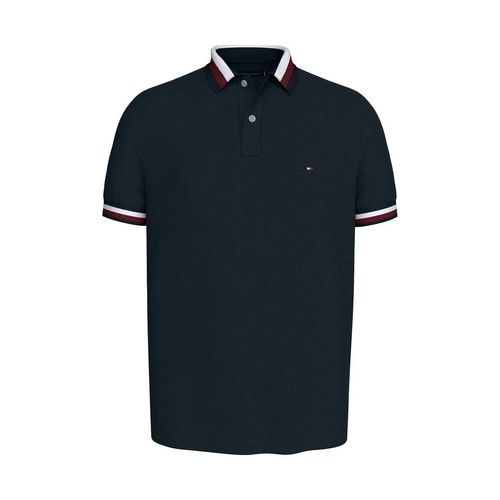 Playera Polo Para Caballero Timmy Hilfiger Azul Marino MW0MW33139-DW5