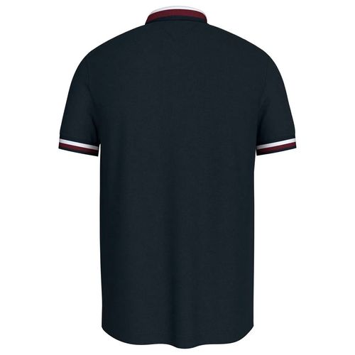 Playera Polo Para Caballero Timmy Hilfiger Azul Marino MW0MW33139-DW5