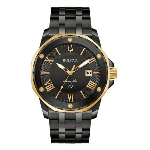 Reloj Para Caballero Bulova Negro 98B386