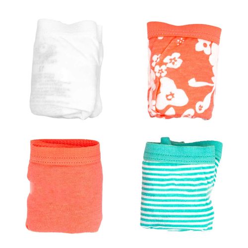 Set de pantaleta para niña Fruit Of The Loom multicolor 4pg200m