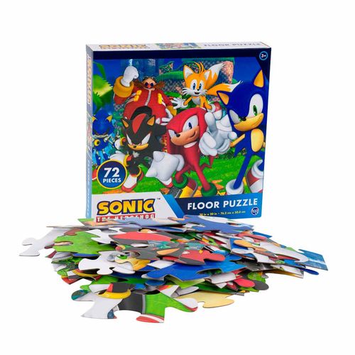 Rompecabezas de 72 piezas Sonic multicolor 79178