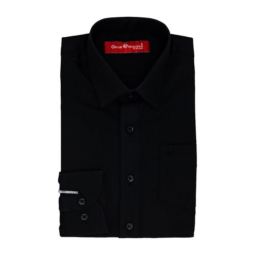 Camisa De Vestir Para Niño Oscar Collection Negro 010L0C