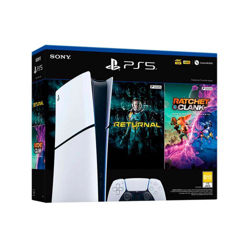 Consola Ps5 Slim Digital Con 2 Juegos Sony Multicolor 35888