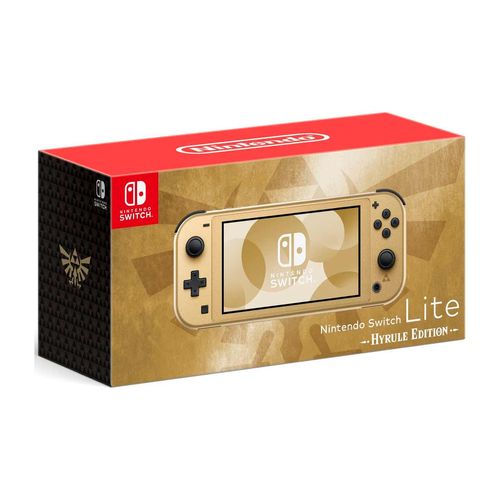 Consola switch lite zelda Nintendo dorado 36700