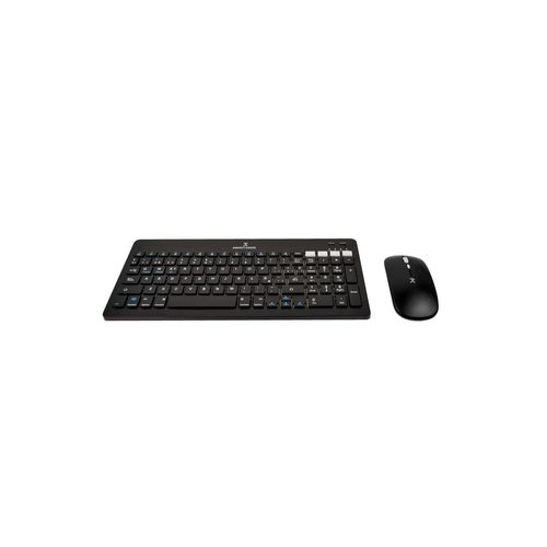Kit de teclado y mouse bluetooth Perfect Choice negro pc-201373