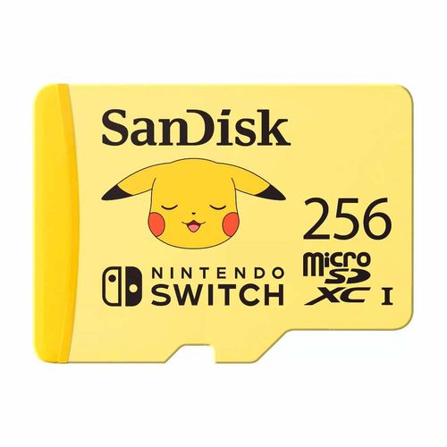 Memoria Micro Sd 256 GB Pikachu Sandisk Multicolor SDSQXAO256GGN6Z