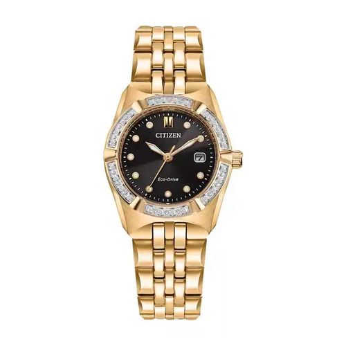 Reloj Juvenil Para Dama Citizen Dorado EW2712-55E