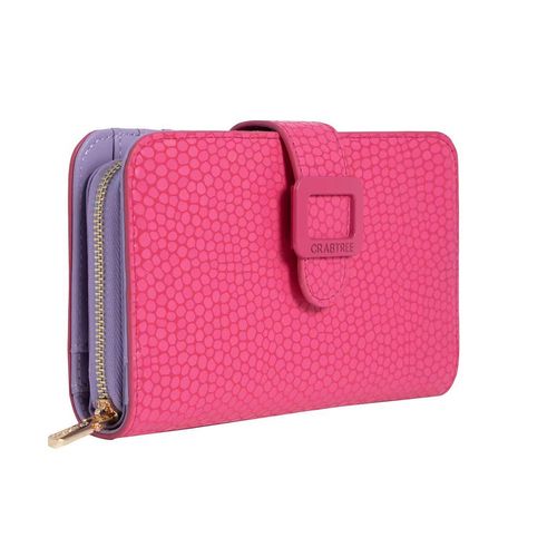 Cartera casual para dama Crabtree rosa e3604