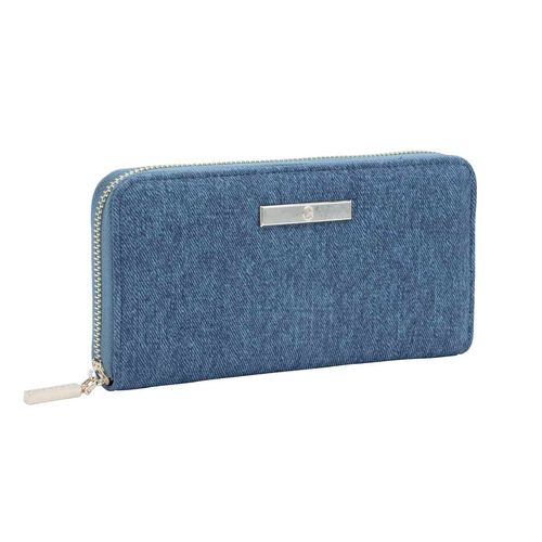 Cartera casual para dama Crabtree azul e3688