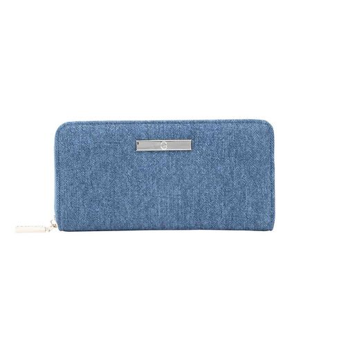 Cartera Casual Para Dama Crabtree Azul E3688